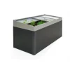 Casette Da Giardino-Biohort sopralzo aiuola rialzata 2x1 grigio scuro metallizzato 65013