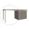 Discount tetto laterale casetta highline mis. h5 grigio quarzo Casette Da Giardino