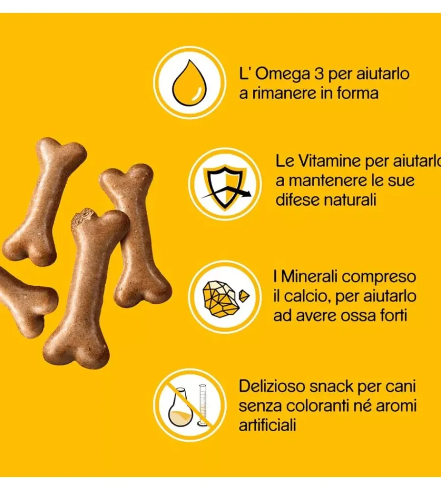 Best Biscotti per cani "biscrok multi mix" adulto di tutte le taglie con vitamine, calcio e omerga 3 500 gr Alimenti Secco Cane