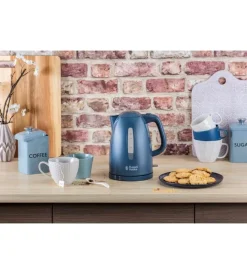 Piccoli Elettrodomestici- Bollitore elettrico grigio 1,7 litri - russel hobbs