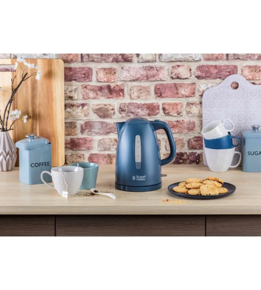 Piccoli Elettrodomestici- Bollitore elettrico grigio 1,7 litri - russel hobbs
