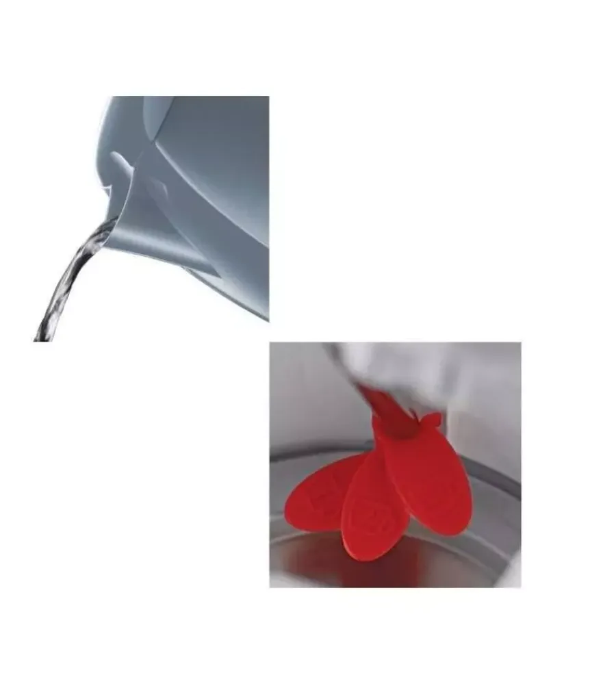 Piccoli Elettrodomestici- Bollitore elettrico grigio 1,7 litri - russel hobbs