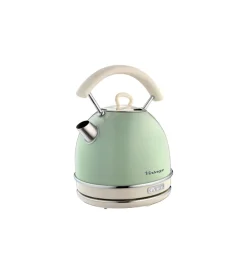 Piccoli Elettrodomestici|Bollitore elettrico vintage verde salvia, 1,7 litri - ariete