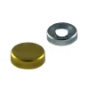 Ferramenta Per Mobili E Infissi- Borchie coprivite bombate - ø 12 mm. - ottone lucido - 12 pz.