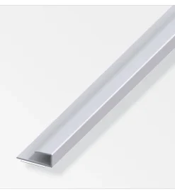 Alfer aluminium Ferramenta Per Mobili E Infissi|Bordo alluminio arg  15 x 9 aa sv - 2 metri.