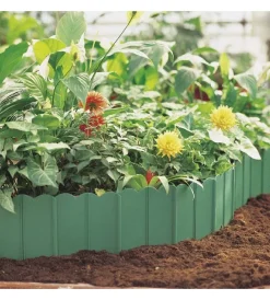 Reti, Recizioni E Cancelli Per Giardino-Verdemax Bordo ornamentale 150x175hcm 3m verde