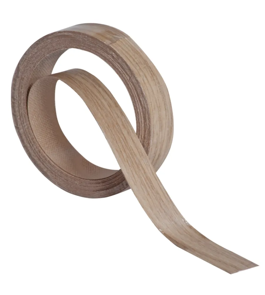 Bordi Per Pannelli- Bordo preincollato colore rovere sbiancato 19 x 5000 mm