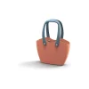 Irrigazione-G.F. Borsa in plastica morbida color salmone -