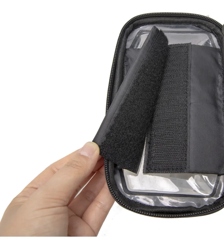Sparco Bici|Borsa porta cellulare per bici in microfibra, 19x11x5,5 cm