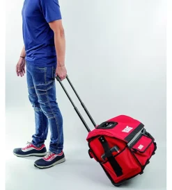 Officina E Garage|Borsa trolley portautensili usag  con maniglione in alluminio