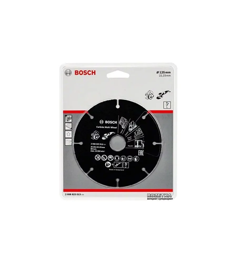 Accessori Miniutensili- Bosch disco universale in carburo per smerigliatrice 125 mm