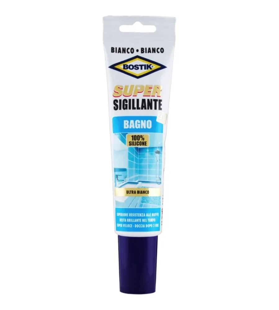 Discount Bostik super sigillante bagno bianco tubo - 150 ml Siliconi E Sigillanti