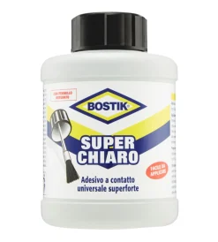 Colle|Bostik superchiaro flacone con pennello 400 ml