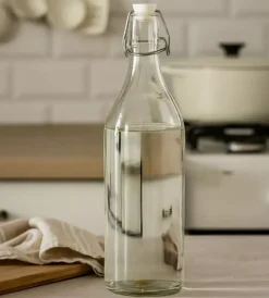 Outlet Bottiglia in vetro con chiusura ermetica bormioli "fido" 1 lt Bottiglie In Vetro