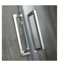 Hot Box doccia "stella" alluminio cromato, 70x100x190 cm Docce E Accessori