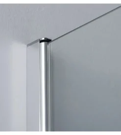 Docce E Accessori|Box doccia walk-in cromo 6mm, 110x190 cm