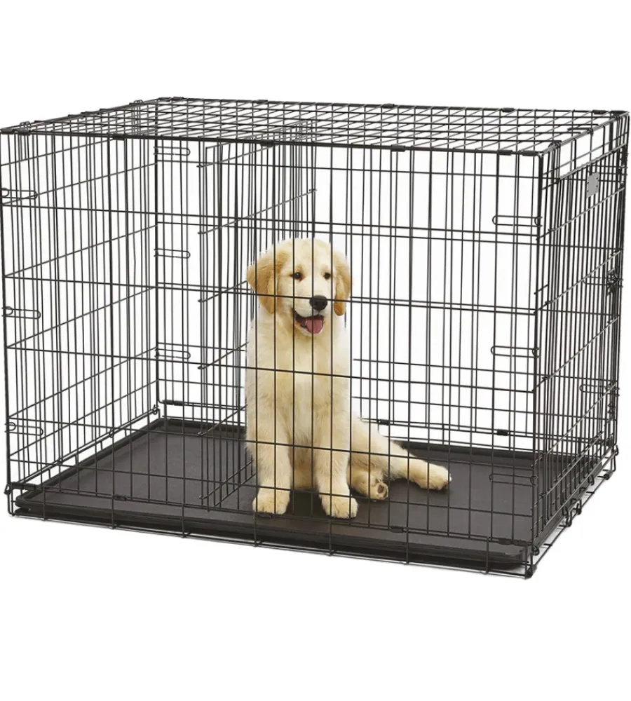 Discount Box pieghevole per cani "dog-inn 120" nero, 123x76x81 cm Trasportini Per Cane