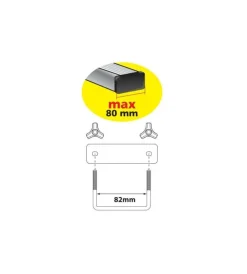Best Box tetto per auto 320 litri in polipropilene nero - 60132 Portaggio
