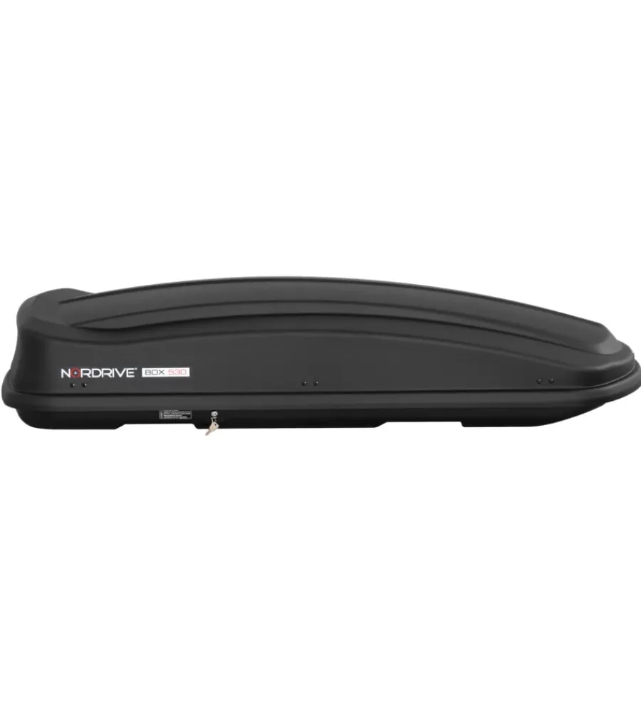 Hot Box tetto per auto 530 litri in abs nero goffrato - n60019 Portaggio
