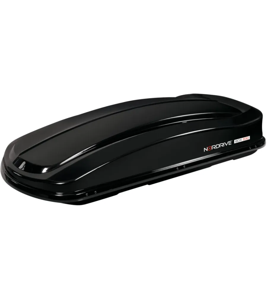 Portaggio-Nordrive Box tetto per auto 530 litri in abs nero lucido - n60022