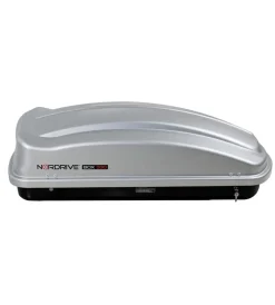 Portaggio-Nordrive Box tetto per auto 330 litri in abs grigio goffrato - n60000