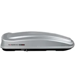 Portaggio-Nordrive Box tetto per auto 430 litri in abs grigio goffrato - n60010