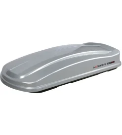 Portaggio-Nordrive Box tetto per auto 530 litri in abs con doppia apertura bianco lucido - n60024