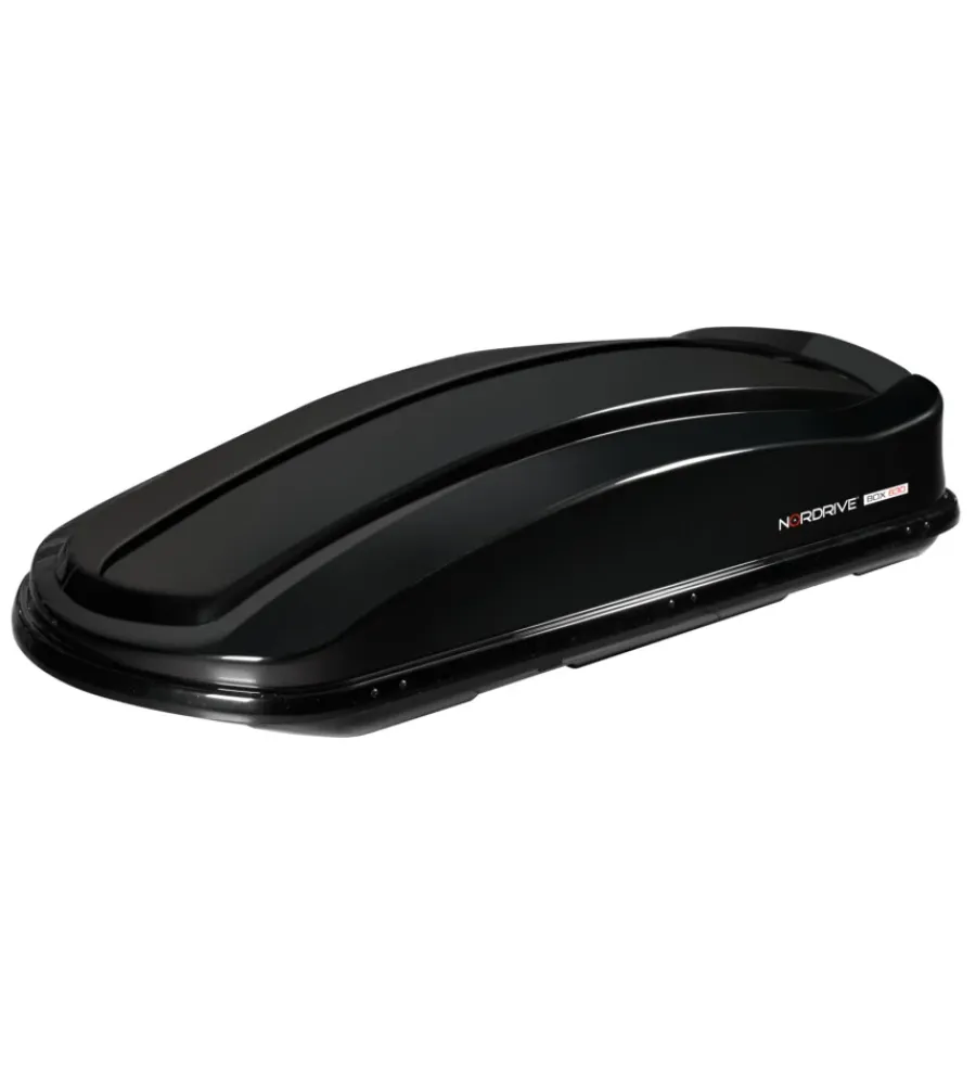 Online Box tetto per auto 630 litri in abs con doppia apertura nero lucido - n60029 Portaggio