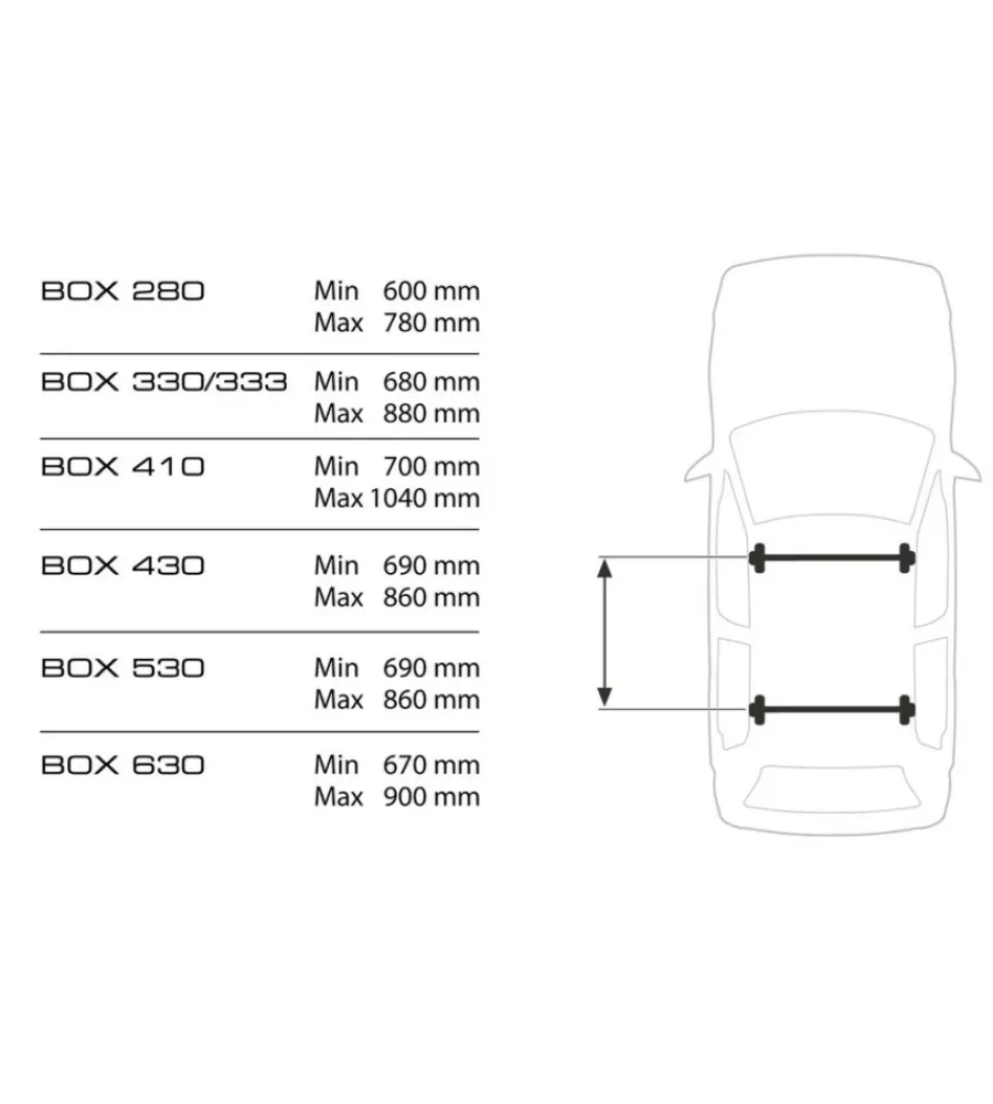 Nordrive Portaggio|Box tetto per auto 630 litri in abs con doppia apertura argento lucido - n60028