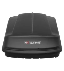 Portaggio-Nordrive Box tetto per auto 330 litri in abs nero goffrato - n60004
