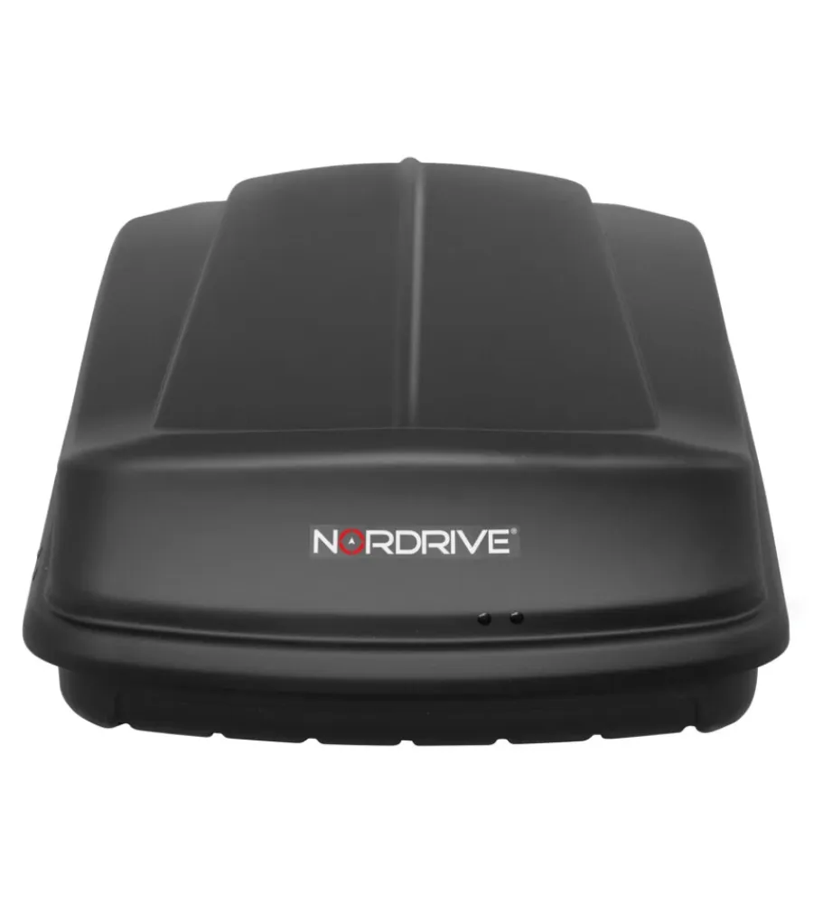 Portaggio-Nordrive Box tetto per auto 330 litri in abs nero goffrato - n60004