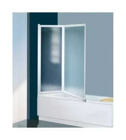 New Box vasca con 2 ante pieghevoli in crillex, 60-125x135 cm Docce E Accessori