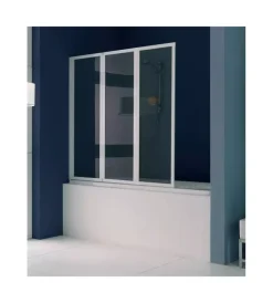Docce E Accessori|Box vasca con 3 ante pieghevoli in crilex - 46 x 135.