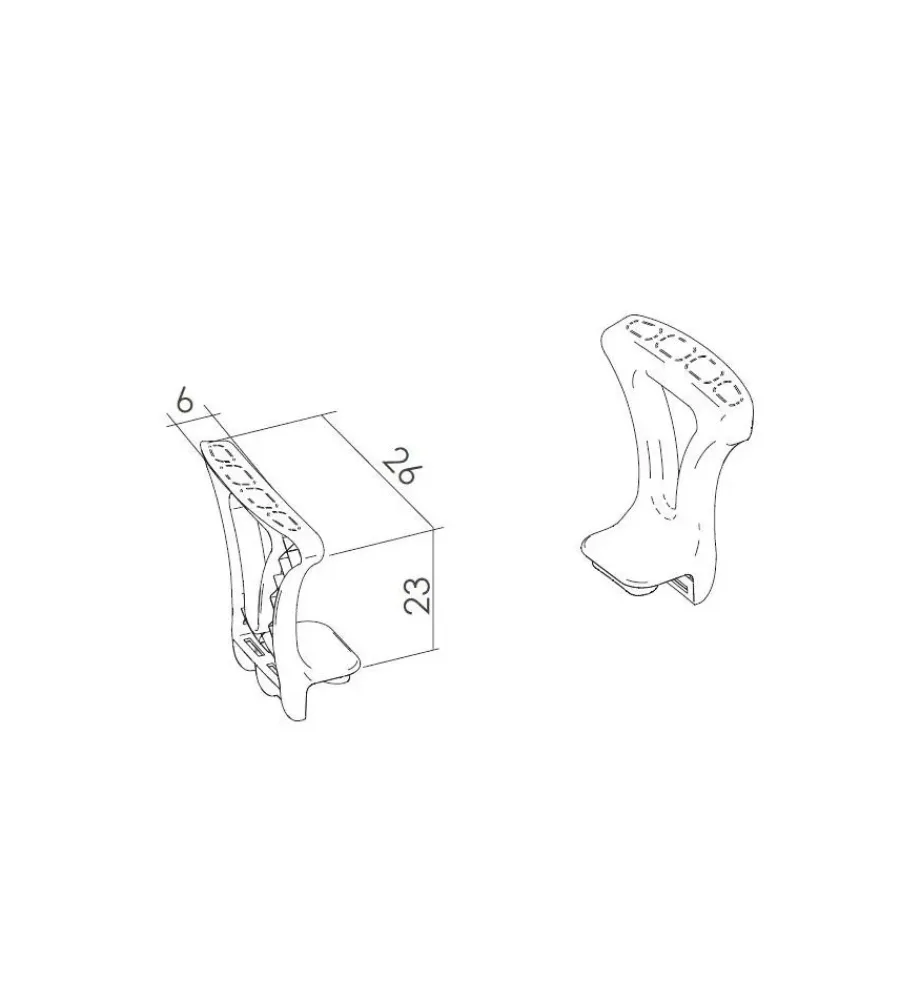 Accessori Bagno- Braccioli per sedia da doccia