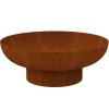 Braciere per legna "jack" in acciaio corten, diametro 75 cm Barbecue