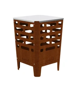 Barbecook Barbecue|Braciere per legna "jill" in acciaio corten, 38x38 cm