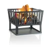 Barbecue-Barbecook Braciere per legna "classic squadra" in acciaio nero, 62x62 cm