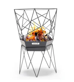 Online Braciere per legna "sierra" in acciaio nero, diametro 45 cm Barbecue