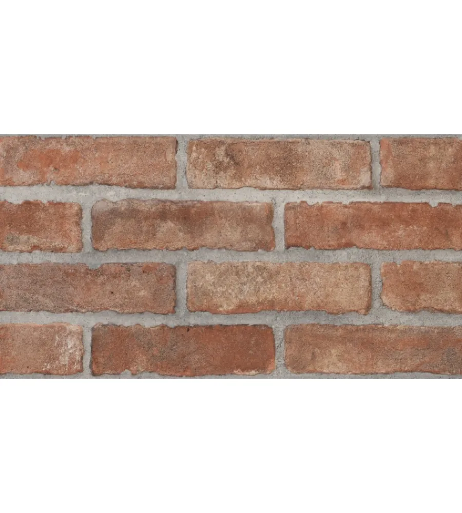 Rivestimento Murale|Brick red 31x62 scat. 1.35mq