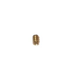 Ferramenta Per Mobili E Infissi- Bussole con taglio per giravite in ottone lucido m4 - 4 pz.