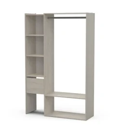 Armadi- Cabina armadio a giorno "flower" rovere 119x39x183 cm