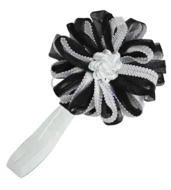 Tessile D'Arredo- Calamita fiore organza e nastro