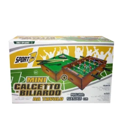Sale Calcetto e biliardo da tavolo per bambini 2 in 1, 51x31x15 cm Giochi E Casette Bimbo