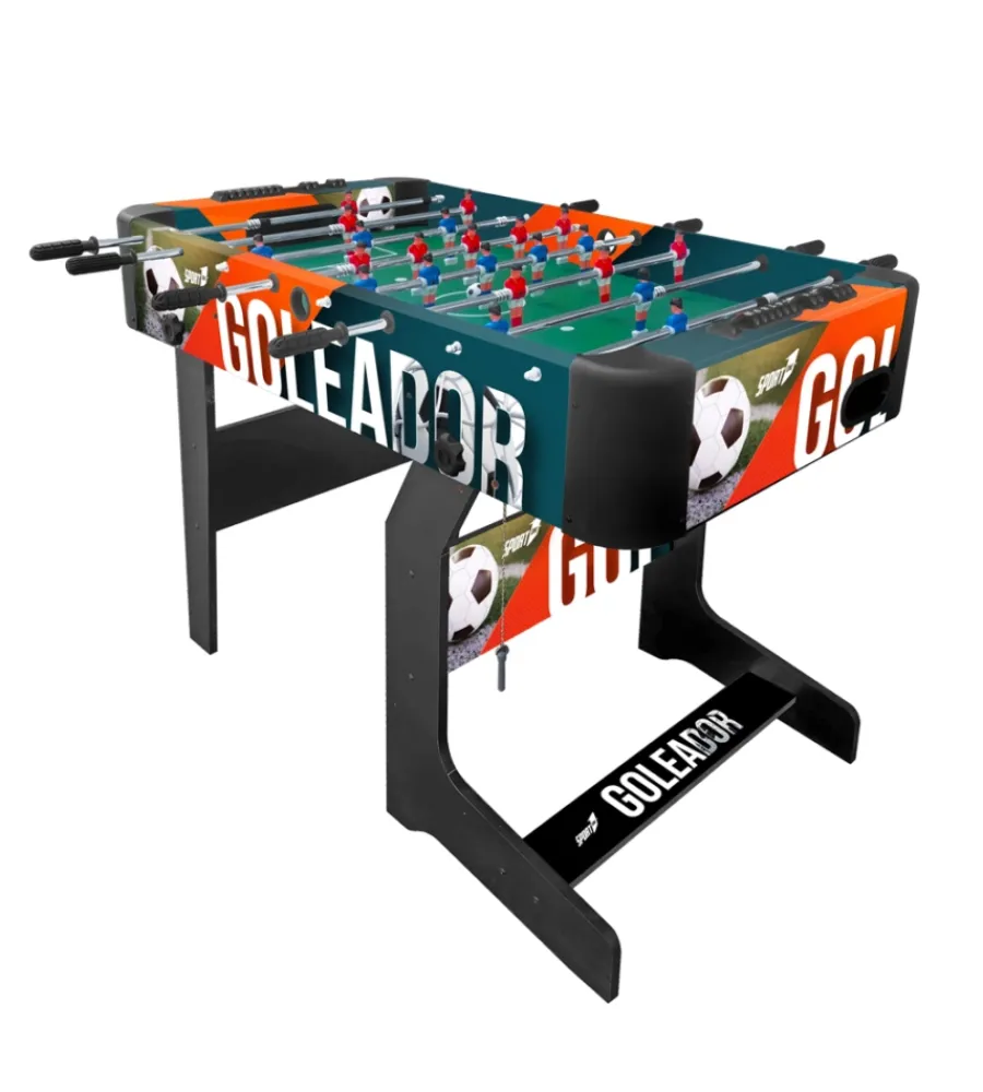 Giochi E Casette Bimbo- Calcetto per bambini goleador verticale salvaspazio, 122x61x80 cm