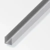 Ferramenta Per Mobili E Infissi-Alfer aluminium Canale u alluminio arg   8,2 x 10,1x1,3   1 metro.