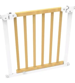Cancelletti|Cancelletto bimbi armonia "wood" bianco in metallo e legno 75x76h cm