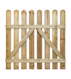 Reti, Recizioni E Cancelli Per Giardino|Cancelletto da giardino in legno di pino "ela" 100x100 cm