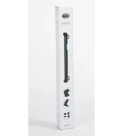 Hot Cancelletto di sicurezza per bambini armonia "bimbi roller" riavvolgibile colore nero in abs e pvc 137x86 cm Cancelletti