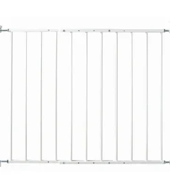 Cancelletti- Cancelletto di sicurezza per bambini armonia "bimbi smart" in metallo verniciato colore bianco 59x76 cm