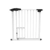 Cancelletti|Cancelletto di sicurezza per bambini armonia "bimbi clic-clac" in metallo verniciato bianco con porta 75x78 cm